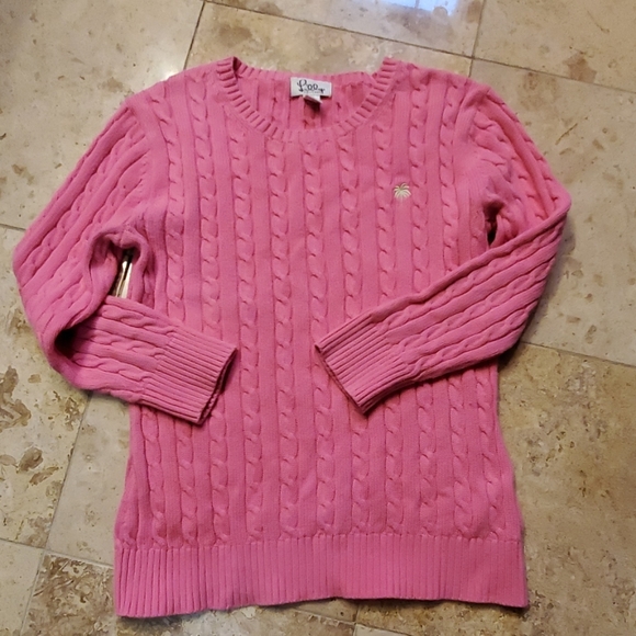 Lilly Pulitzer Sweaters - Lilly Pulitzer Cable Knit Pullover Sweater-  Small